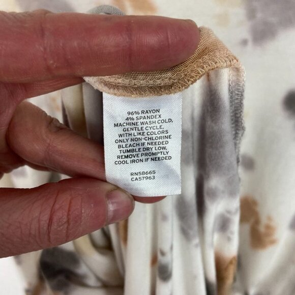 NEW Nordstrom BP Tie Dye Midi Dress Long Sleeves Knit Size XXS 2020 Boho Hippie - Picture 11 of 16